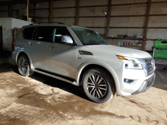 JN8AY2BA6M9370227 - 2021 NISSAN ARMADA SL SILVER photo 4