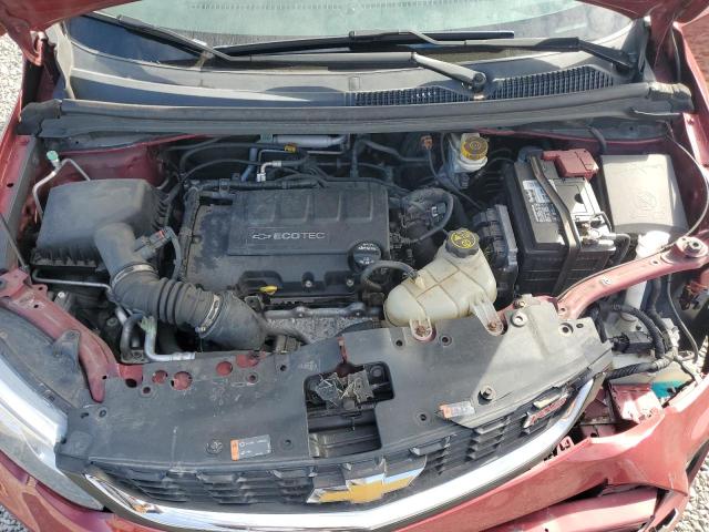 1G1JD6SB9H4106986 - 2017 CHEVROLET SONIC LT BURGUNDY photo 12