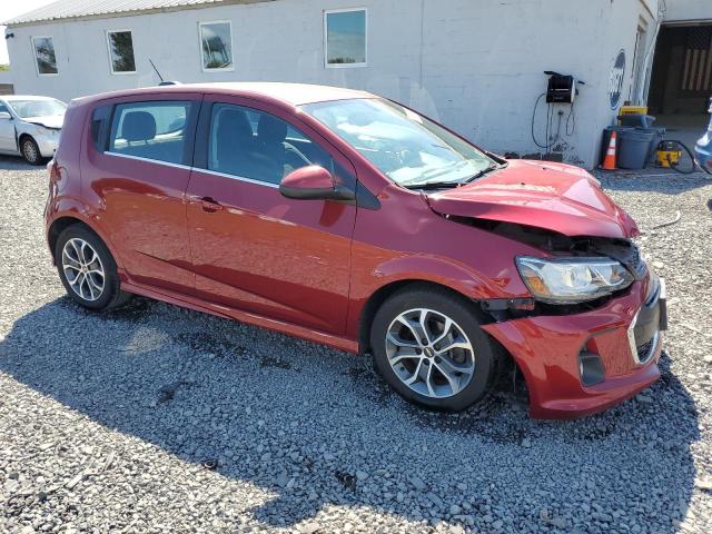 1G1JD6SB9H4106986 - 2017 CHEVROLET SONIC LT BURGUNDY photo 4