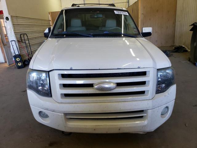 1FMFU20598LA23739 - 2008 FORD EXPEDITION LIMITED WHITE photo 5