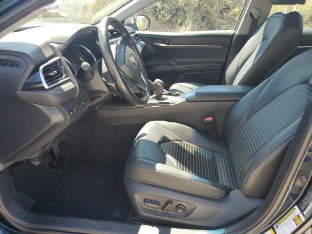 4T1B11HK6JU598070 - 2018 TOYOTA CAMRY L BLUE photo 7