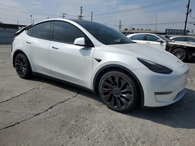 7SAYGDEF2NF405792 - 2022 TESLA MODEL Y Blanco foto 4
