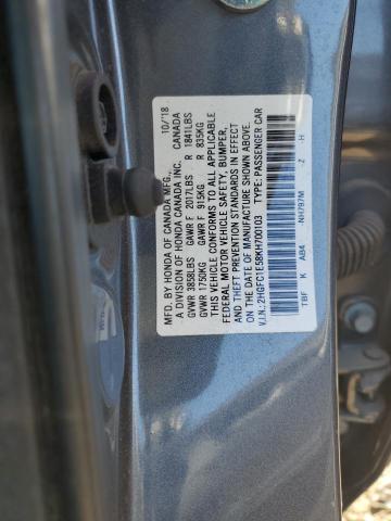 2HGFC1E58KH700103 - 2019 HONDA CIVIC SI Graphit Foto 12