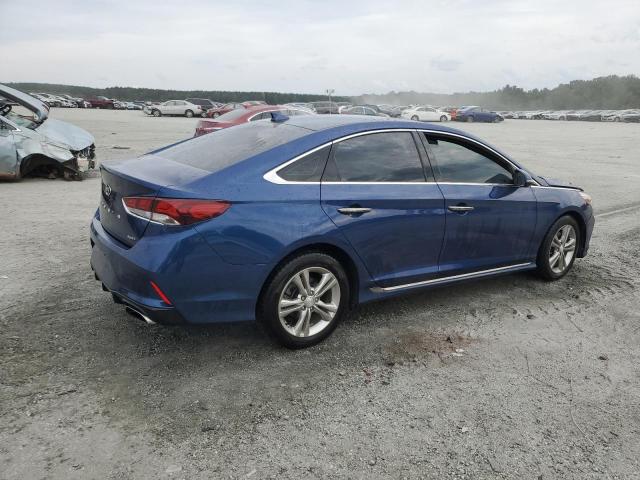 5NPE34AF7JH638449 - 2018 HYUNDAI SONATA SPORT BLUE photo 3