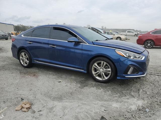 5NPE34AF7JH638449 - 2018 HYUNDAI SONATA SPORT BLUE photo 4
