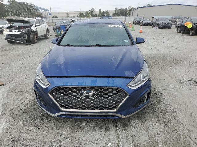 5NPE34AF7JH638449 - 2018 HYUNDAI SONATA SPORT BLUE photo 5