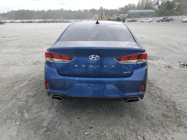 5NPE34AF7JH638449 - 2018 HYUNDAI SONATA SPORT BLUE photo 6