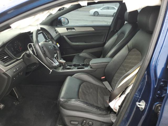 5NPE34AF7JH638449 - 2018 HYUNDAI SONATA SPORT BLUE photo 7