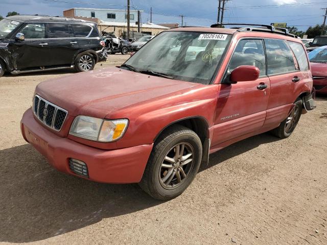 JF1SF65641H730316 - 2001 SUBARU FORESTER S ბურგუნდია ფოტო 1