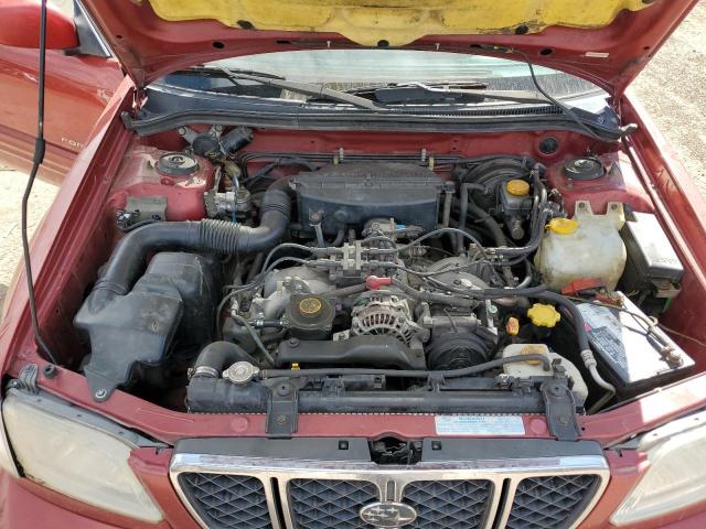 JF1SF65641H730316 - 2001 SUBARU FORESTER S ბურგუნდია ფოტო 11