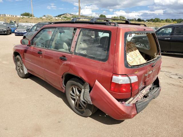 JF1SF65641H730316 - 2001 SUBARU FORESTER S ბურგუნდია ფოტო 2