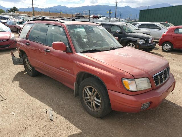 JF1SF65641H730316 - 2001 SUBARU FORESTER S BURGUNDY photo 4