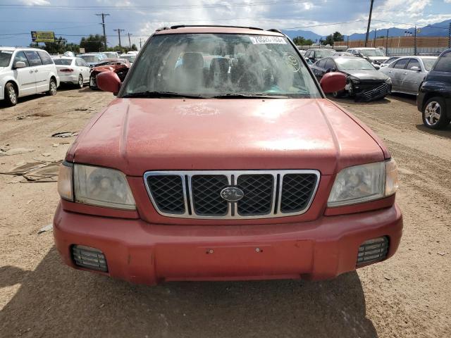 JF1SF65641H730316 - 2001 SUBARU FORESTER S BURGUNDY photo 5