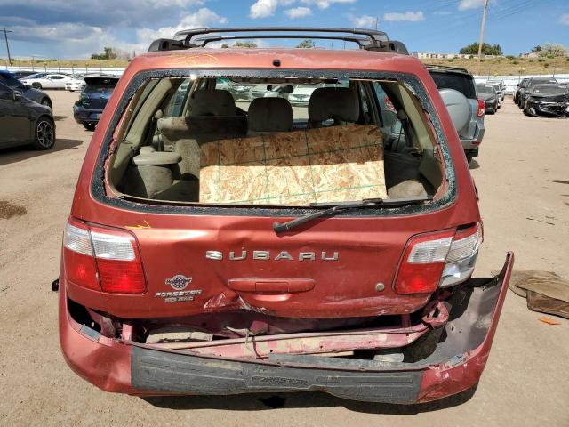 JF1SF65641H730316 - 2001 SUBARU FORESTER S ბურგუნდია ფოტო 6