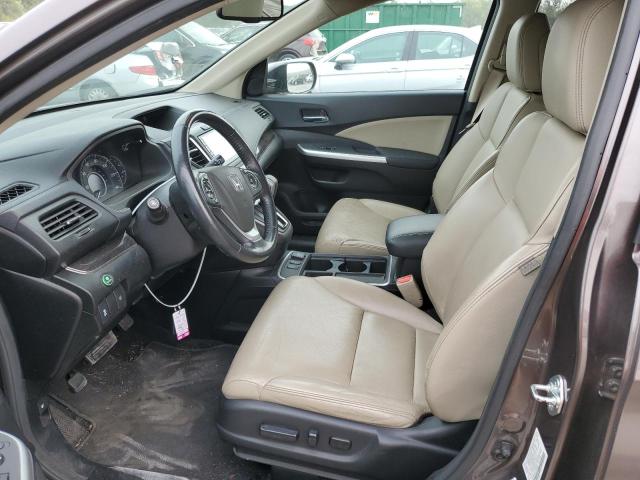 2HKRM3H78FH536382 - 2015 HONDA CR-V EXL TAN photo 7