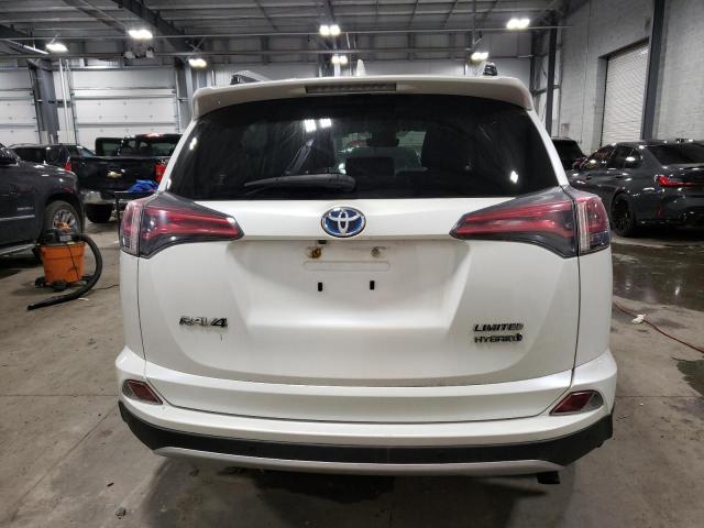 JTMDJREV2GD017103 - 2016 TOYOTA RAV4 HV LIMITED WHITE photo 6