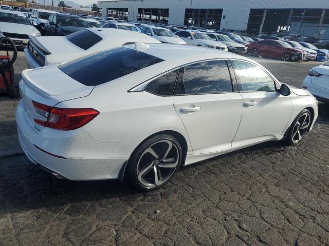 1HGCV1F34JA170705 - 2018 HONDA ACCORD SPORT WHITE photo 3