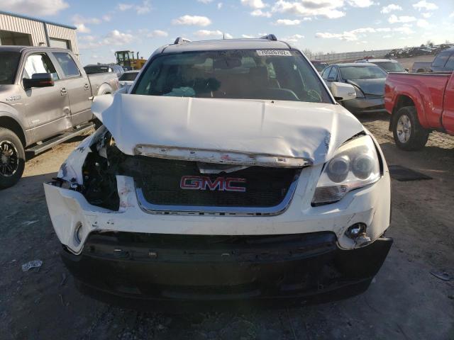 1GKLVNED0AJ154036 - 2010 GMC ACADIA SLT-2 WHITE photo 5