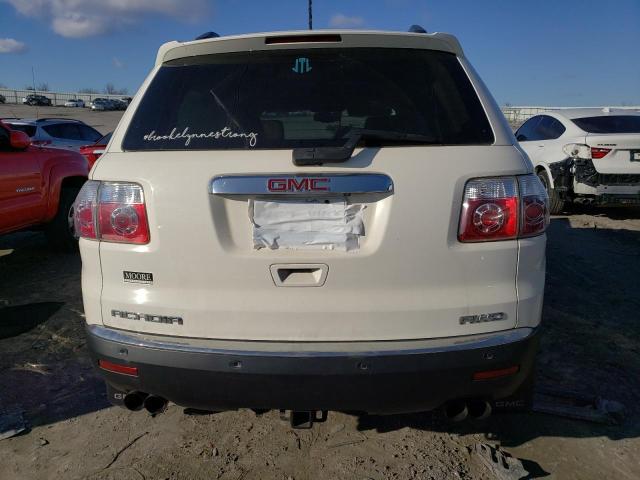 1GKLVNED0AJ154036 - 2010 GMC ACADIA SLT-2 WHITE photo 6