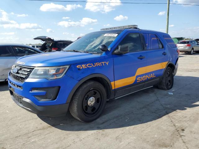 1FM5K8AR5KGA13313 - 2019 FORD EXPLORER POLICE INTERCEPTOR Mavi foto 1