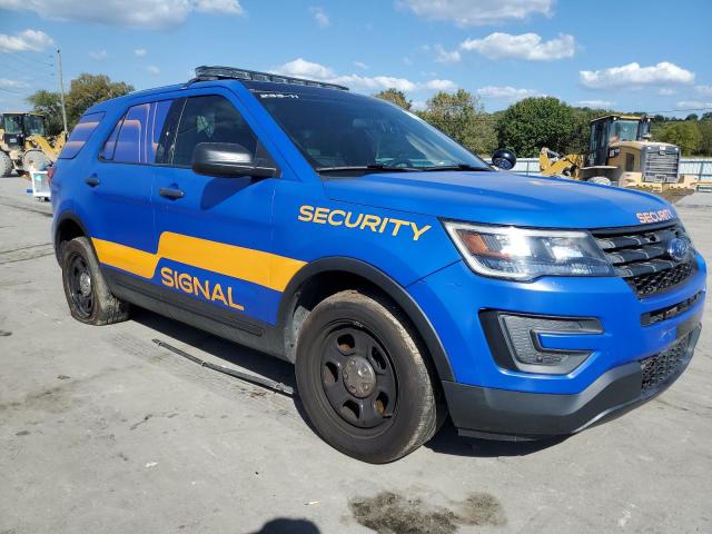 1FM5K8AR5KGA13313 - 2019 FORD EXPLORER POLICE INTERCEPTOR Mavi foto 4
