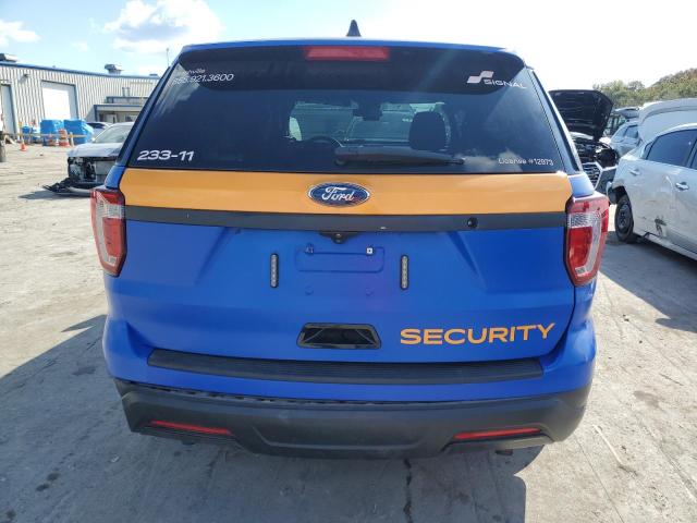 1FM5K8AR5KGA13313 - 2019 FORD EXPLORER POLICE INTERCEPTOR Mavi foto 6