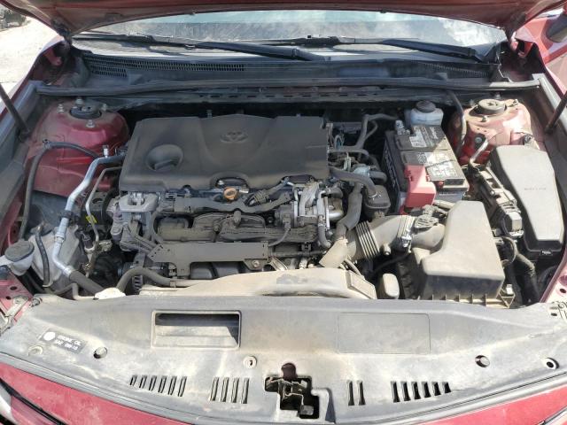 4T1B11HK1KU721596 - 2019 TOYOTA CAMRY L 红色 照片 11