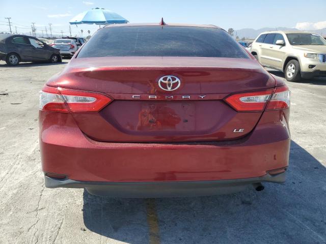 4T1B11HK1KU721596 - 2019 TOYOTA CAMRY L 红色 照片 6