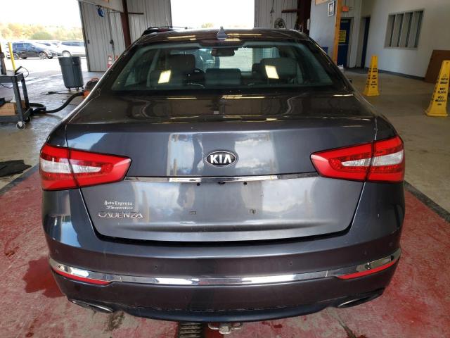 KNALN4D71E5166662 - 2014 KIA CADENZA PREMIUM BLUE photo 6