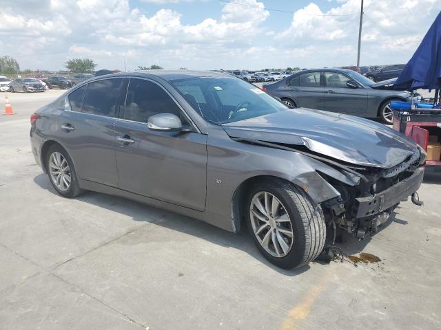 JN1BV7APXEM688087 - 2014 INFINITI Q50 BASE GRAY photo 4