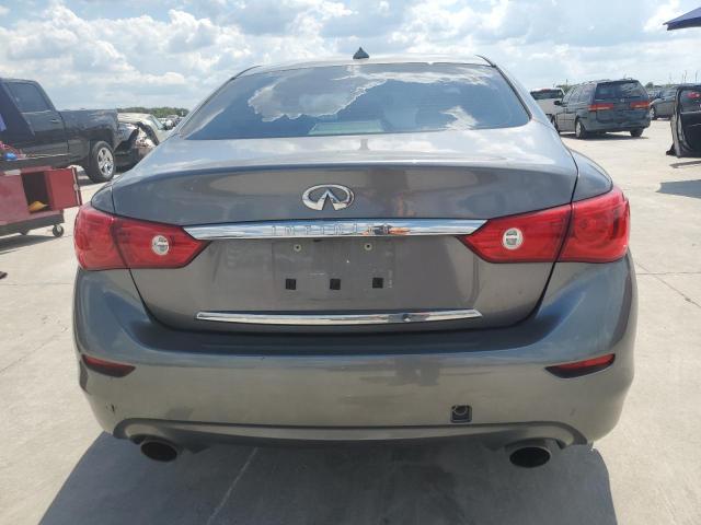 JN1BV7APXEM688087 - 2014 INFINITI Q50 BASE GRAY photo 6