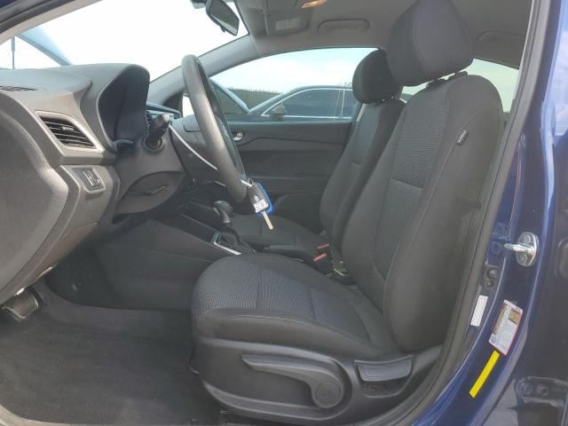 3KPC24A65NE176963 - 2022 HYUNDAI ACCENT SE BLUE photo 7