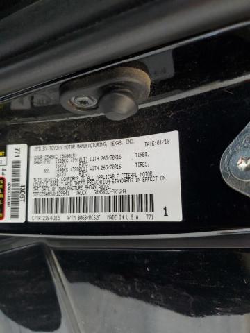 5TFCZ5AN9JX129941 - 2018 TOYOTA TACOMA DOUBLE CAB BLACK photo 12