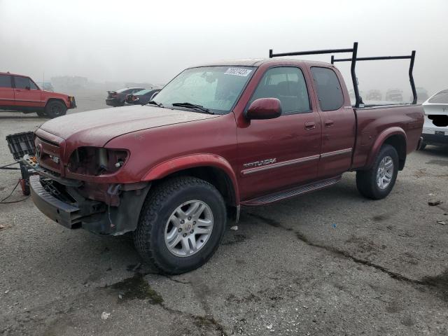 5TBBT48193S408737 - 2003 TOYOTA TUNDRA ACCESS CAB LIMITED BURGUNDY photo 1