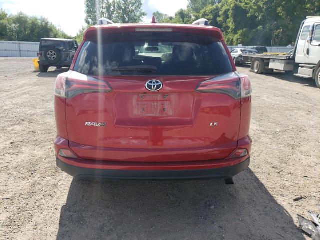 2T3ZFREVXGW238328 - 2016 TOYOTA RAV4 LE RED photo 6