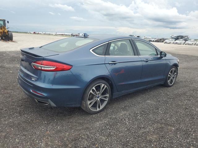 3FA6P0D9XKR124171 - 2019 FORD FUSION TITANIUM 蓝色 照片 3