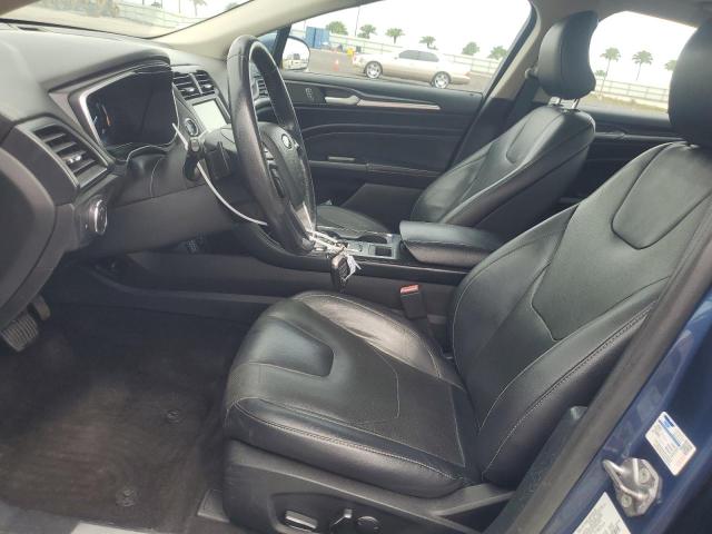 3FA6P0D9XKR124171 - 2019 FORD FUSION TITANIUM 蓝色 照片 7