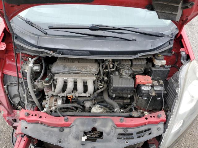 JHMGE8H31DC041673 - 2013 HONDA FIT წითელი ფოტო 11