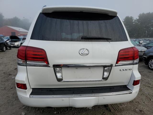 JTJHY7AX5F4181434 - 2015 LEXUS LX 570 WHITE photo 6