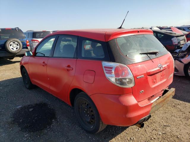 2T1KR32E55C345207 - 2005 TOYOTA COROLLA MA XR RED photo 2
