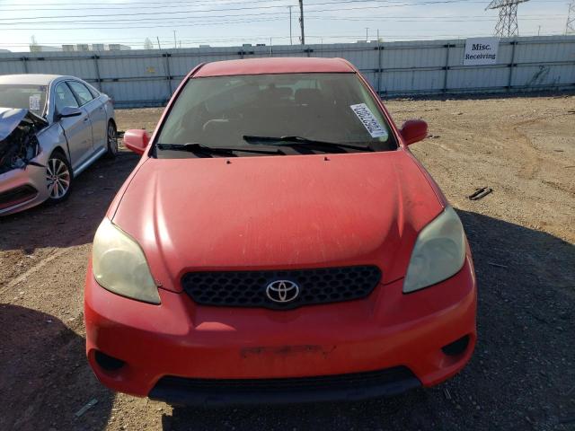 2T1KR32E55C345207 - 2005 TOYOTA COROLLA MA XR RED photo 5