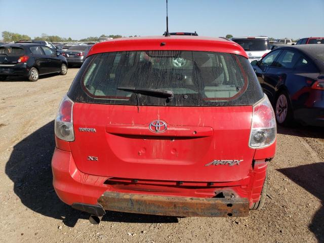 2T1KR32E55C345207 - 2005 TOYOTA COROLLA MA XR RED photo 6