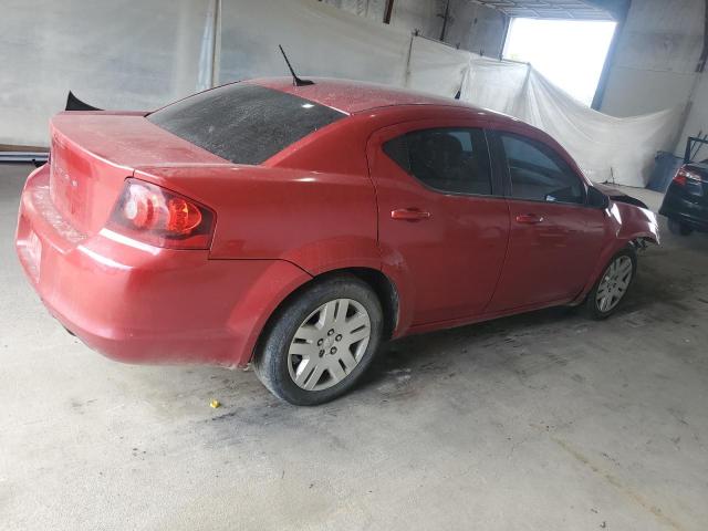 1C3CDZAB3DN637192 - 2013 DODGE AVENGER SE RED photo 3
