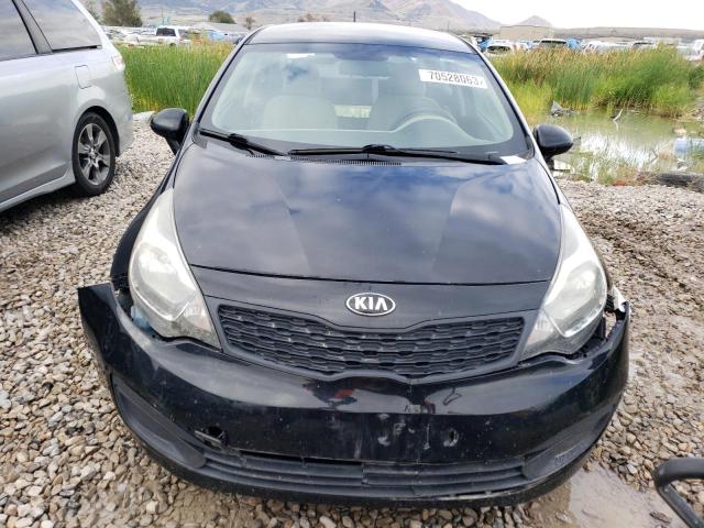 KNADM4A3XD6283402 - 2013 KIA RIO LX BLACK photo 5