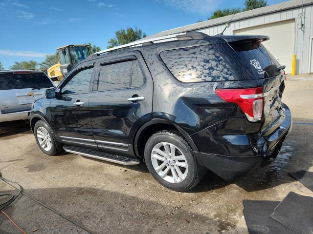 1FMHK8D86CGA97482 - 2012 FORD EXPLORER XLT BLACK photo 2