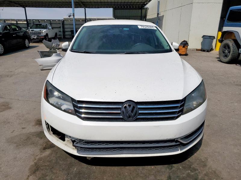 1VWAT7A32EC039365 - 2014 VOLKSWAGEN PASSAT S WHITE photo 5