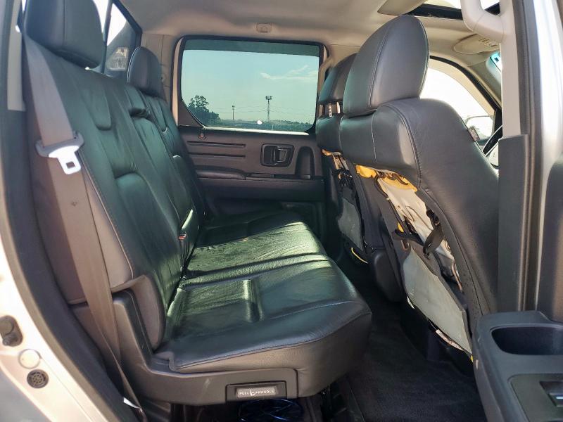5FPYK1F5XBB002968 - 2011 HONDA RIDGELINE RTL SILVER photo 10