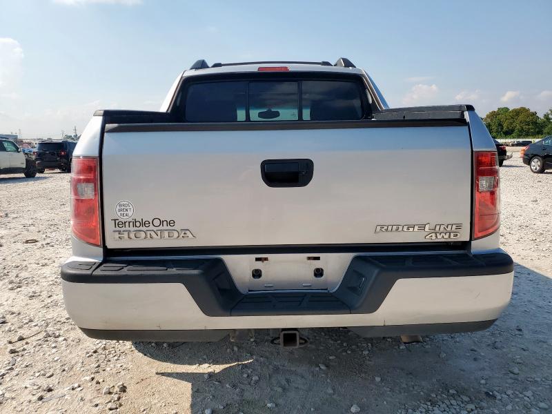 5FPYK1F5XBB002968 - 2011 HONDA RIDGELINE RTL SILVER photo 6