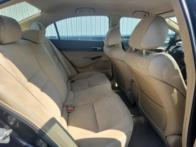 1HGFA16596L115379 - 2006 HONDA CIVIC LX BLACK photo 10