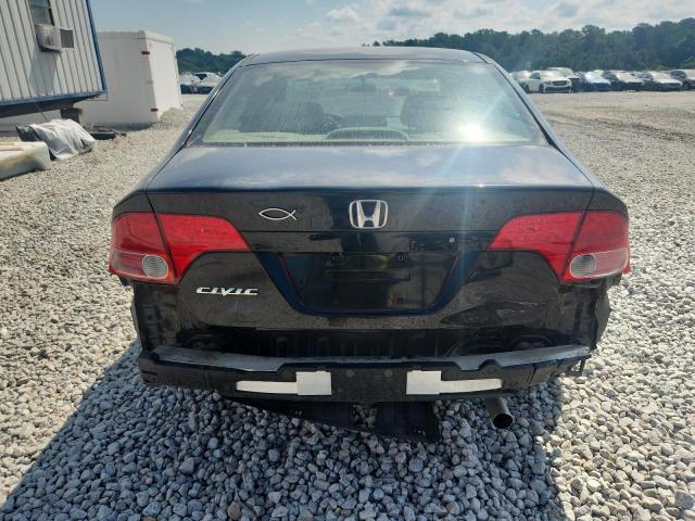 1HGFA16596L115379 - 2006 HONDA CIVIC LX BLACK photo 6
